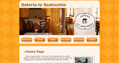 Desktop Screenshot of osterialoscalocchio.com